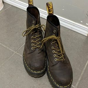 Doc Martin’s 
“Crazy Horse” Brown leather